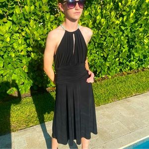 Jones New York black dress size 4.Gently worn, no flaws.Beautiful bead accents.